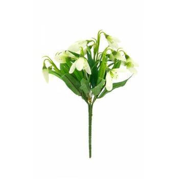 Buchet artificial de ghiocei, 27 cm