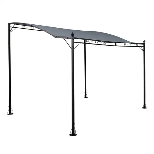 Blumfeldt Allure, pergola, adăpost, pavilion, 300 × 250 cm, poliester, gri închis