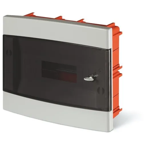 Tablou ST 12M, Scame 675.2012B, montare incastrata, 12 module 326x270x75mm ALB IP40