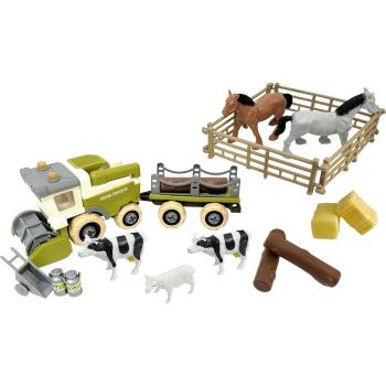 Set jucării Fermă cu mașini agricole
