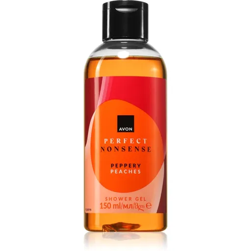 Avon Perfect Nonsense Peppery Peaches gel parfumat pentru duș pentru femei 150 ml