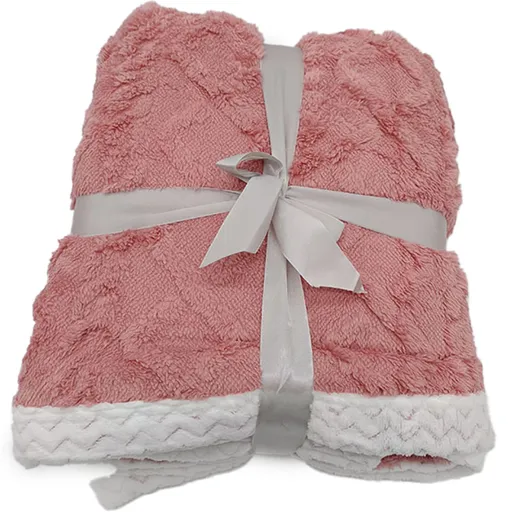 Pătură din lână Island roz, 150 x 200 cm, roz