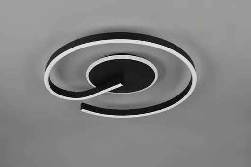 Plafoniera Calle , RL, 50x6.5 cm, 21W, 1x SMD, metal, negru mat