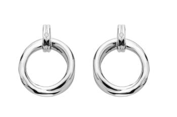 Hot Diamonds Cercei suspendați din argint cu diamante Aura DE824