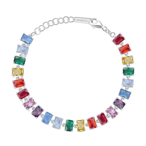 Brosway Brățară strălucitoare cu pietre de zircon cubic Fancy Joyful Rainbow FJR02