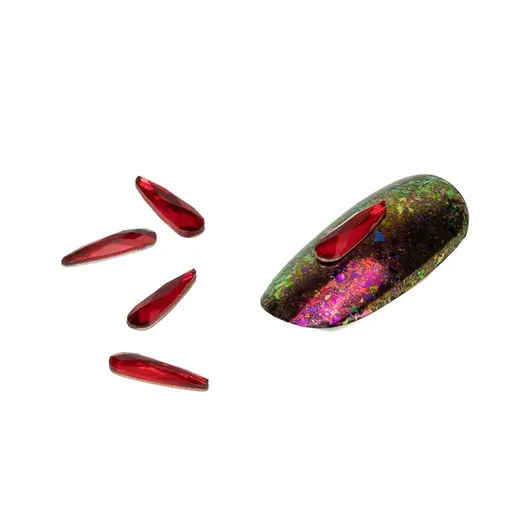 Cristale Unghii Red Nr. 26, Set 5 buc