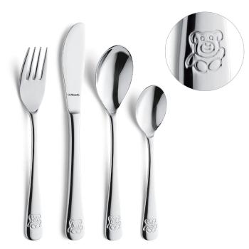 Set tacâmuri copii Amefa Ursuleț, 4 piese