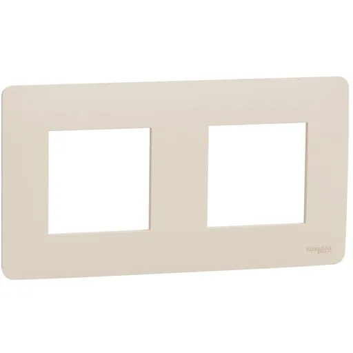 Rama Unica Studio 2 posturi Schneider Noua Unica NU200444, bej