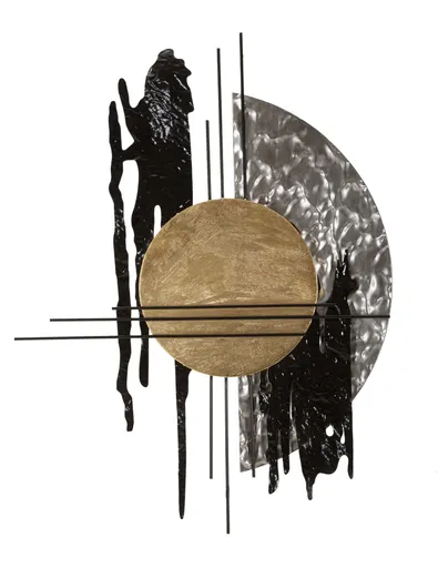 Decoratiune de perete Cripton -B, Mauro Ferretti, 78x5x102 cm, fier, multicolor