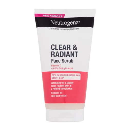 Neutrogena Peeling facial Clear & Radiant (Face Scrub) 150 ml