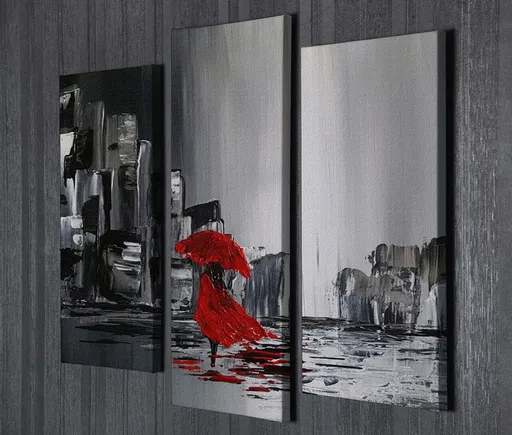 Tablou decorativ, UC043, 45 x 20 cm, Multicolor