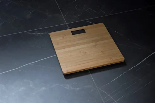 Cantar digital pentru persoane, Wenko, Bambusa, 30 x 30 x 2.7 cm, bambus, natur