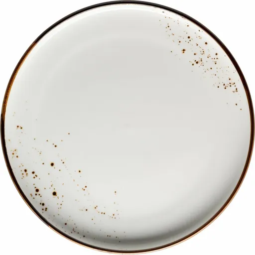 Mäser Farfurie pentru desert Pintar White cupuncte maro 22,5 cm, maro