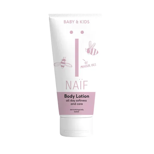 NAÏF Lapte de corp catifelant pentru copii și bebeluși Baby & Kids (Softening Body Lotion) 200 ml