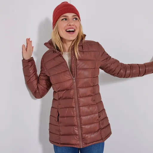 Jachetă matlasată impermeabilă cu fermoar