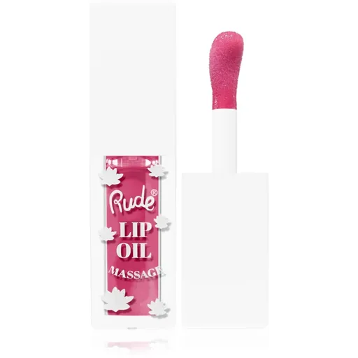 Rude Cosmetics Lip Oil Massage ulei pentru buze cu efect de hidratare culoare Strawberry Sauna 4 ml