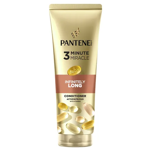 Pantene Balsam pentru păr lung 3 Minute Miracle Infinite Long (Conditioner) 220 ml