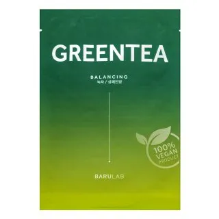 Barulab The Clean Vegan mască textilă Mask Green Tea 23 g