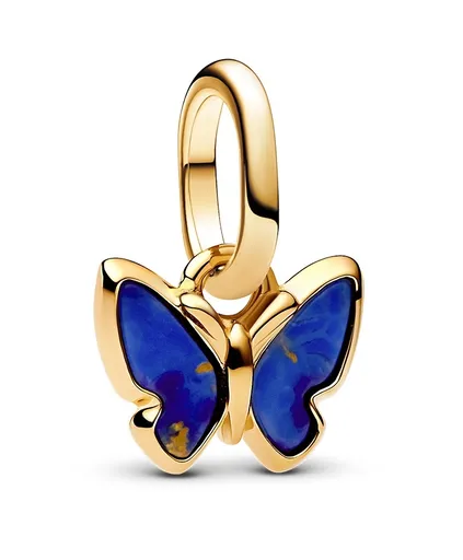 Pandora Pandantiv placat cu aur Fluture Mini Shine 763825C01