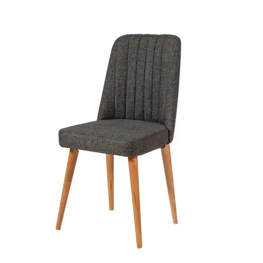 Scaun de sufragerie Stormi Anthracite and AtlanticPine, antracit