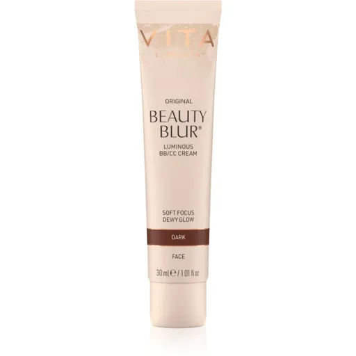 Vita Liberata Beauty Blur Face crema tonica radianta cu efect de netezire culoare Dark 30 ml