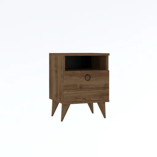 Noptieră Barlo Walnut, naturală