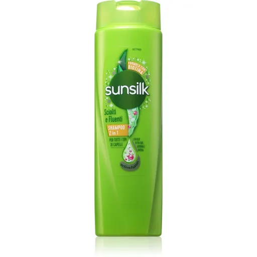 Sunsilk Loose & Flawing sampon si balsam 2 in 1 pentru părul pleoștit și electrizat 250 ml