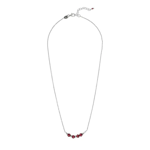 Alisia Colier din argint cu mărgele granat AL4896-Argento-Granato