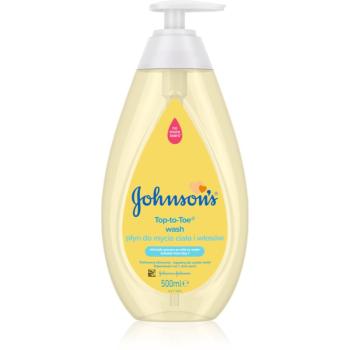 Johnson's® Top-to-Toe gel de duș pentru corp și păr pentru nou-nascuti si copii 500 ml