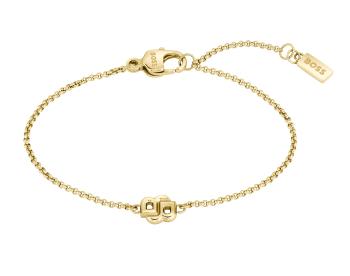 Hugo Boss Brățară la modă placată cu aur pentru femei Double B 1580698