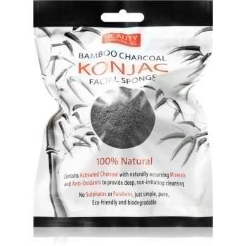 Beauty Formulas Charcoal burete exfoliant blând cu cărbune activ 1 buc