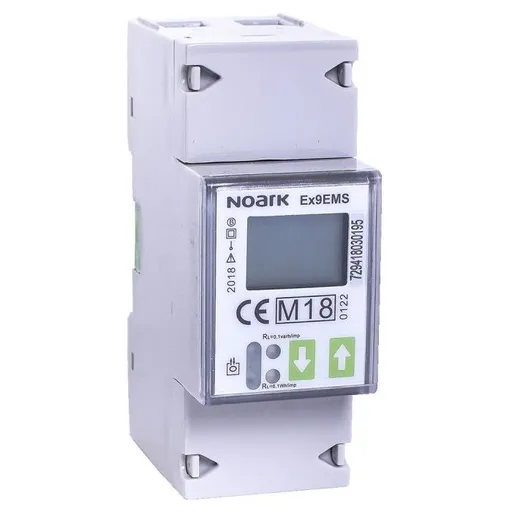 Contor de energie inteligent Ex9EMS 1-pol, 2-module, 100 A, comunicatie Mbus, 2-tarife Noark 107293