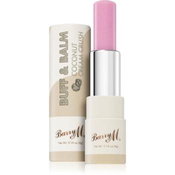 Barry M Buff & Balm balsam pentru netezirea buzelor pentru volum culoare Coconut Cream Crush 4 ml