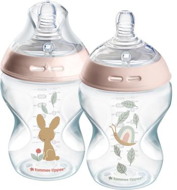 Cumisüveg Tommee Tippee C2N 260 ml - panda, 2 db