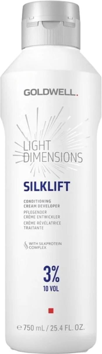 Goldwell Cremă de peroxid pentru iluminarea delicată a părului Light Dimensions SilkLift 3% (Conditioning Cream Developer) 750 ml