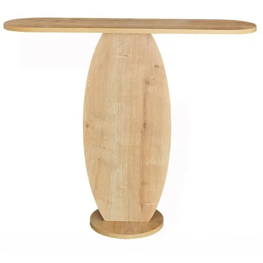 Masă de cafea Ellittica Sapphire Oak, maro deschis