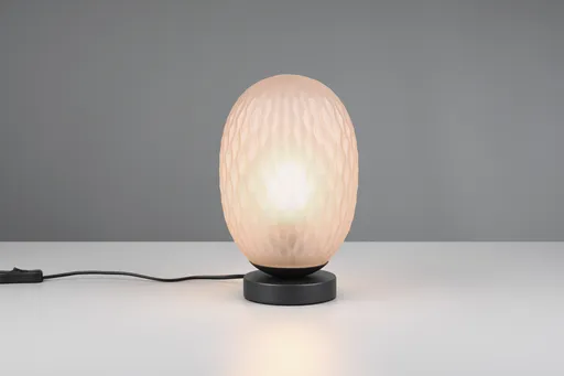 Lampa de masa Facette, TRIO, 17.5x28.5 cm, 25W, 1x E27, metal, chihlimbar