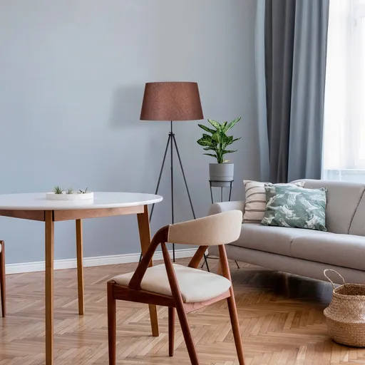 Lampadar, Opviq, 584TTM1511, Negru/Maro