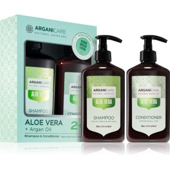 Arganicare Aloe vera Duo Box set cadou cu efect de hidratare