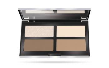 PUPA Milano (Contouring & Strobing Powder Palette) Strobing Ready 4 Self- (Contouring & Strobing Powder Palette) 17.5 g 001 Light Skin