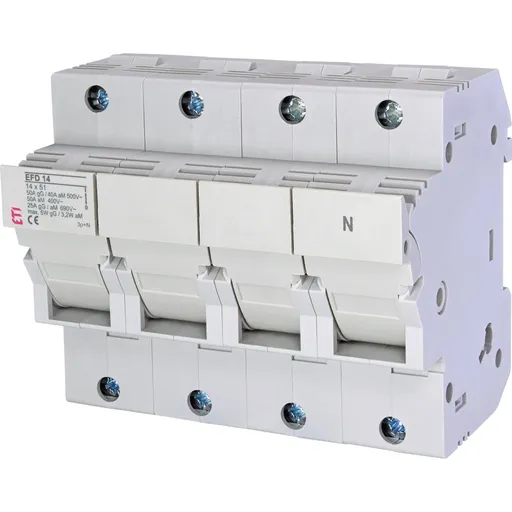 Separator pentru sigurante fuzibile EFD 14 3p+N, 14x51, 50A ETI 002560005