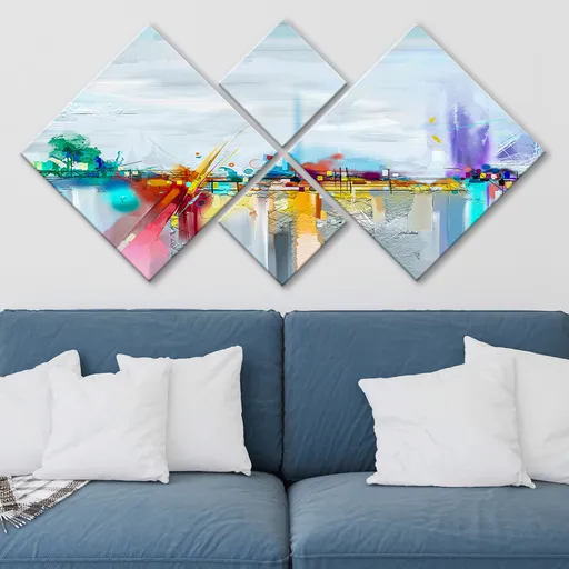 Pictură decorativă MDF, 4MDF1041141790, Imprimat UV, Multicolor