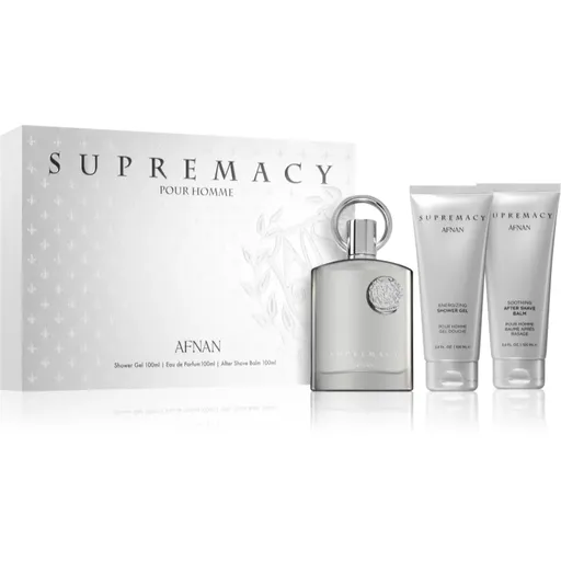 Afnan Supremacy Silver set cadou pentru bărbați