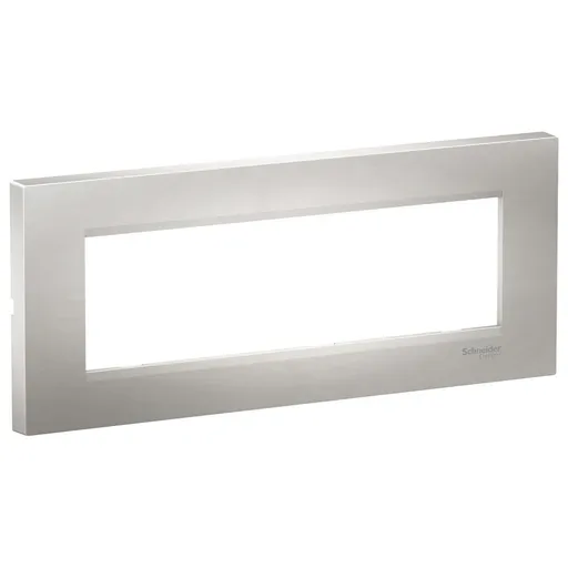 Rama plata 7 module Schneider Easy Styl LMR7267004, argintiu