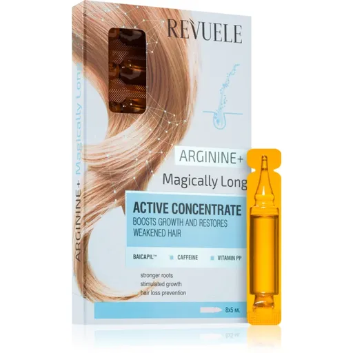 Revuele Active Hair Concentrate Arginine+ Magically Long fiolă pentru întărirea și creșterea părului 8x5 ml