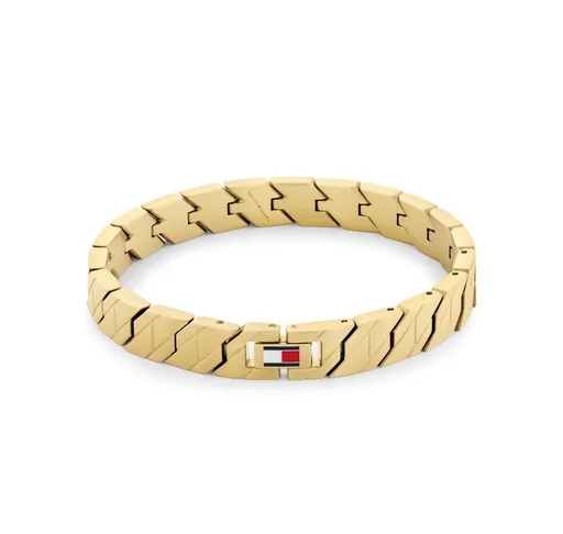 Tommy Hilfiger Brățară de designer pentru bărbați din oțel placat cu aur Lars 2790620