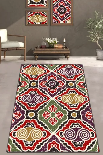 Covor, Passione Djt, 80x150 cm, Poliester, Multicolor