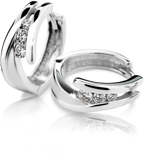 Cutie Diamonds Cercei fermecători din aur alb cu diamante D Z6433-1794-80-00-X-2