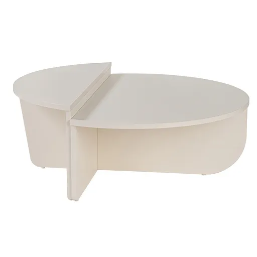 Masă de cafea Orion Wood White, bej deschis