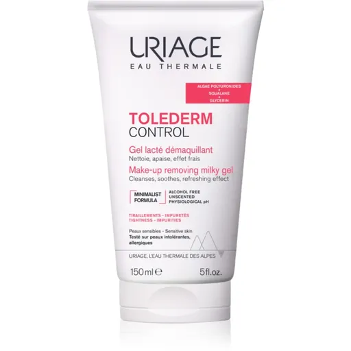 Uriage Toléderm Control Make-up Removing Milky Gel Gel demachiant 100 ml